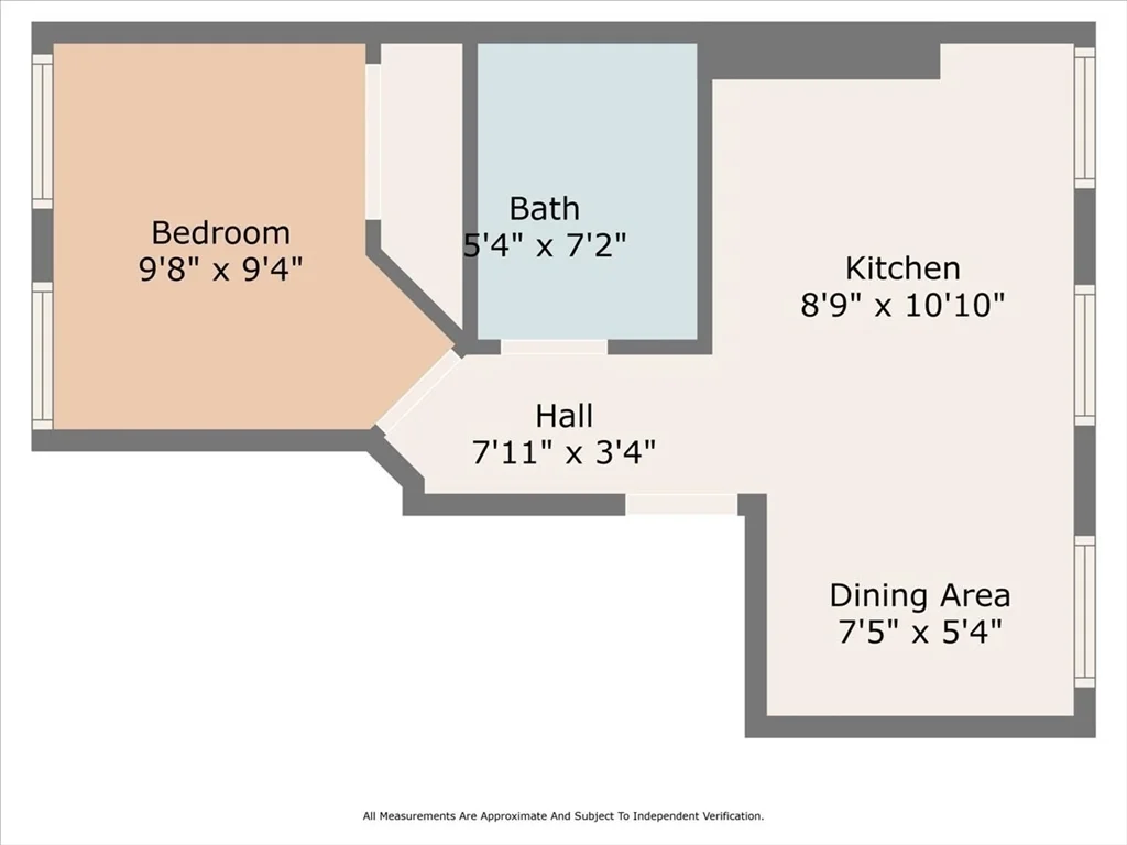1 bed, 1 bath apartment for rent at 19 Harris Unit 5, North End — photo 13 of 13