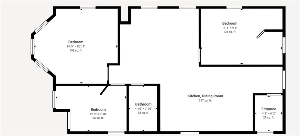3 bed, 1 bath apartment for rent at 19 Kelley Sq Unit 2, Worcester — photo 8 of 10