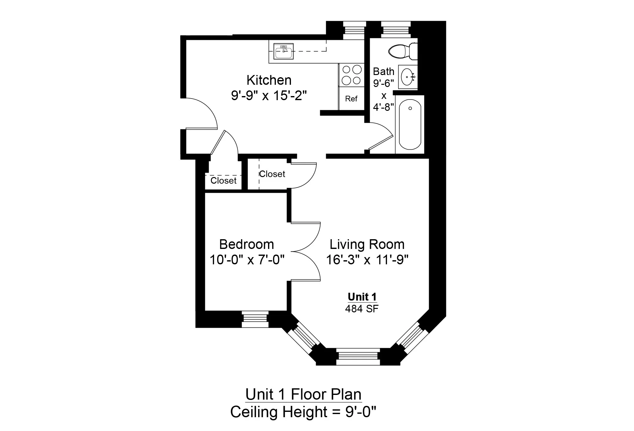1 bed, 1 bath apartment for rent at 19 Peterborough St Unit 1, Fenway — photo 3 of 3