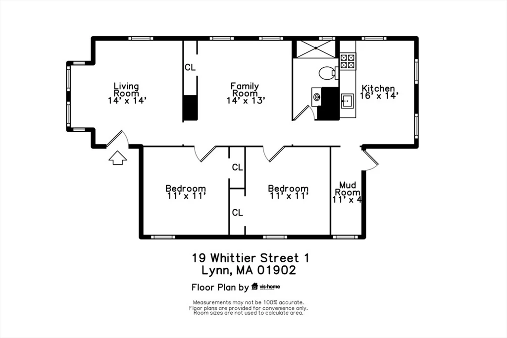2 bed, 1 bath apartment for rent at 19 Whittier St Unit 1, Lynn — photo 15 of 15