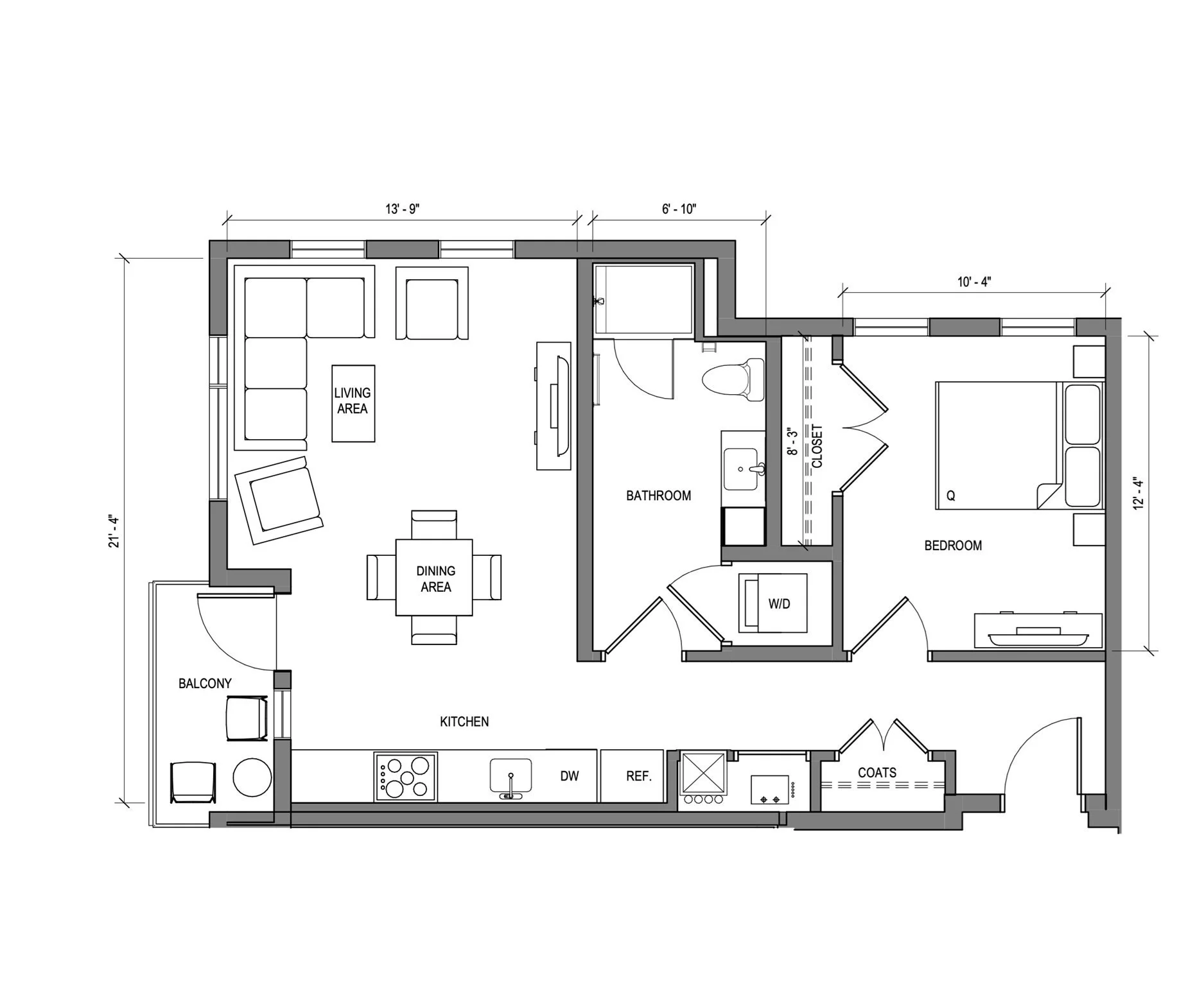 1 bed, 1 bath apartment for rent at 191 Washington St Unit PH704, Brighton — photo 6 of 39