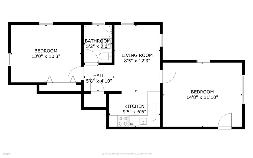 2 bed, 1 bath apartment for rent at 192 Appleton St Unit 1, West Cambridge — photo 9 of 9