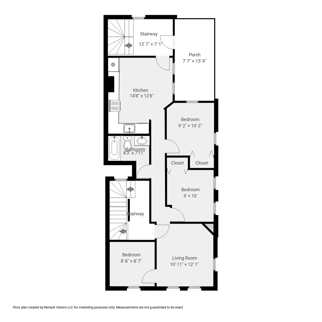 3 bed, 1 bath apartment for rent at 192 Tudor St Unit 2, South Boston — photo 16 of 16
