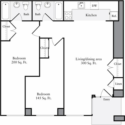 2 bed, 2 bath apartment for rent at 195 Binney St Unit 2105, East Cambridge — photo 4 of 6