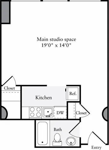Studio bed, 1 bath apartment for rent at 195 Binney St Unit 4106, East Cambridge — photo 1 of 7