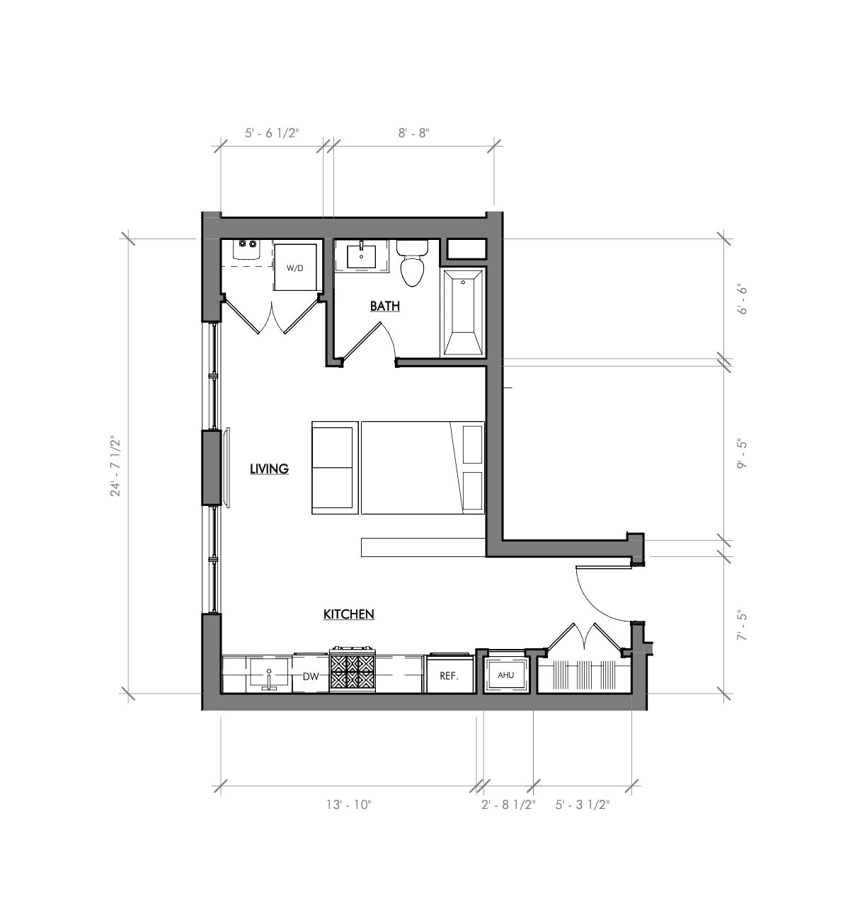 Studio bed, 1 bath apartment for rent at 197 Green St Unit 304, Jamaica Plain — photo 13 of 14