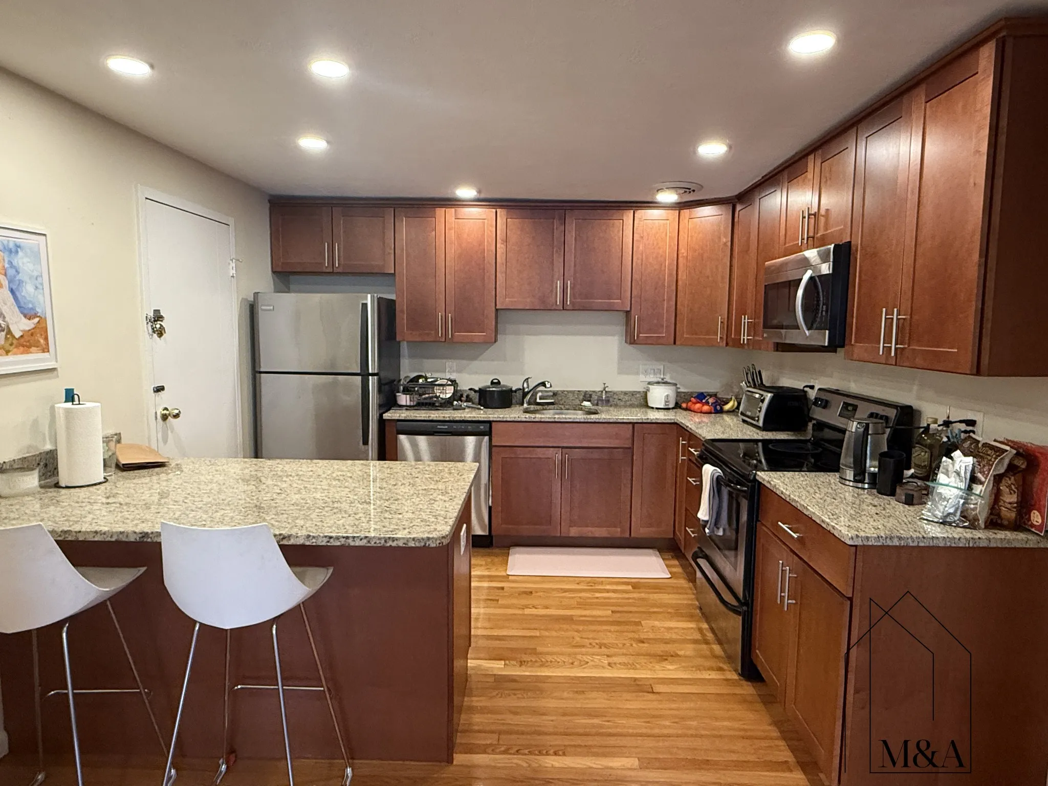 2 bed, 1 bath apartment for rent at 197 Kent St Unit 18, Brookline — photo 1 of 12