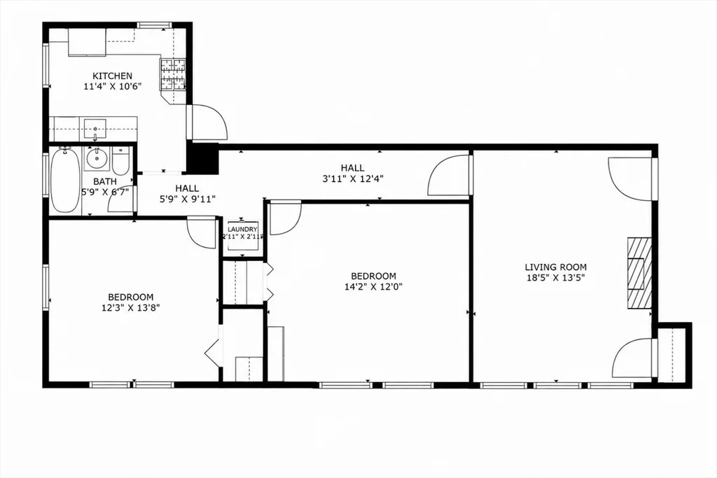 2 bed, 1 bath apartment for rent at 1992 Commonwealth Ave Unit 4, Brighton — photo 12 of 16