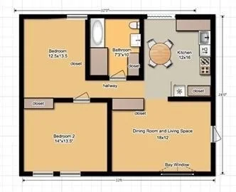 2 bed, 1 bath apartment for rent at 2 Blueberry Drive(55 Plus) Unit 2, Upper Four Corners — photo 3 of 28