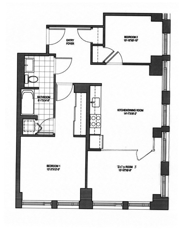 3 bed, 1 bath apartment for rent at 2 Earhart St Unit 706, East Cambridge — photo 20 of 20