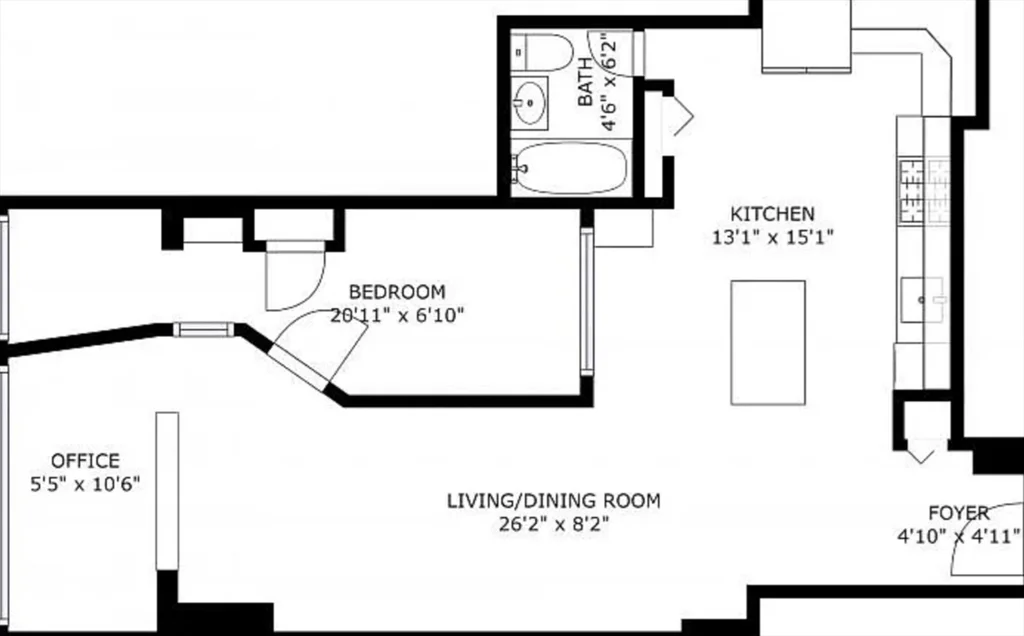 1 bed, 1 bath apartment for rent at 2 Hawthorne Pl Unit 15M, West End — photo 10 of 10