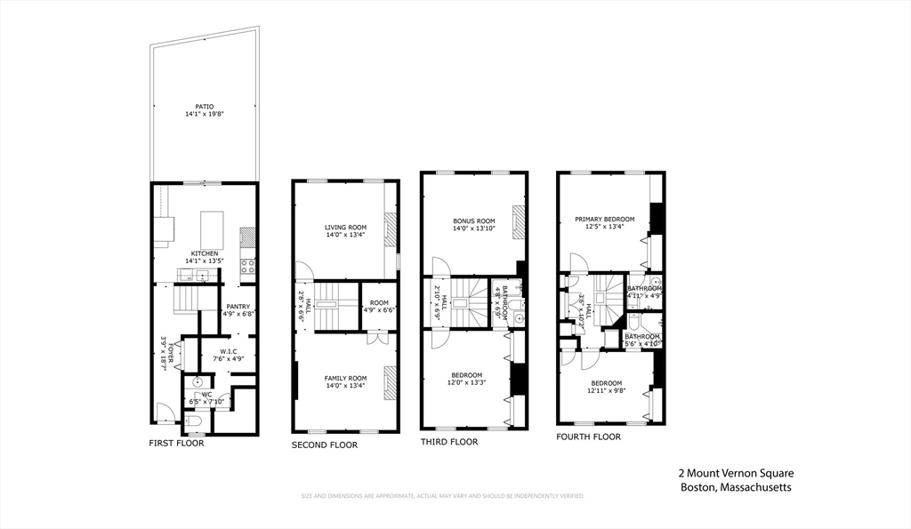 3 bed, 3 bath apartment for rent at 2 Mount Vernon Sq, Beacon Hill — photo 27 of 27