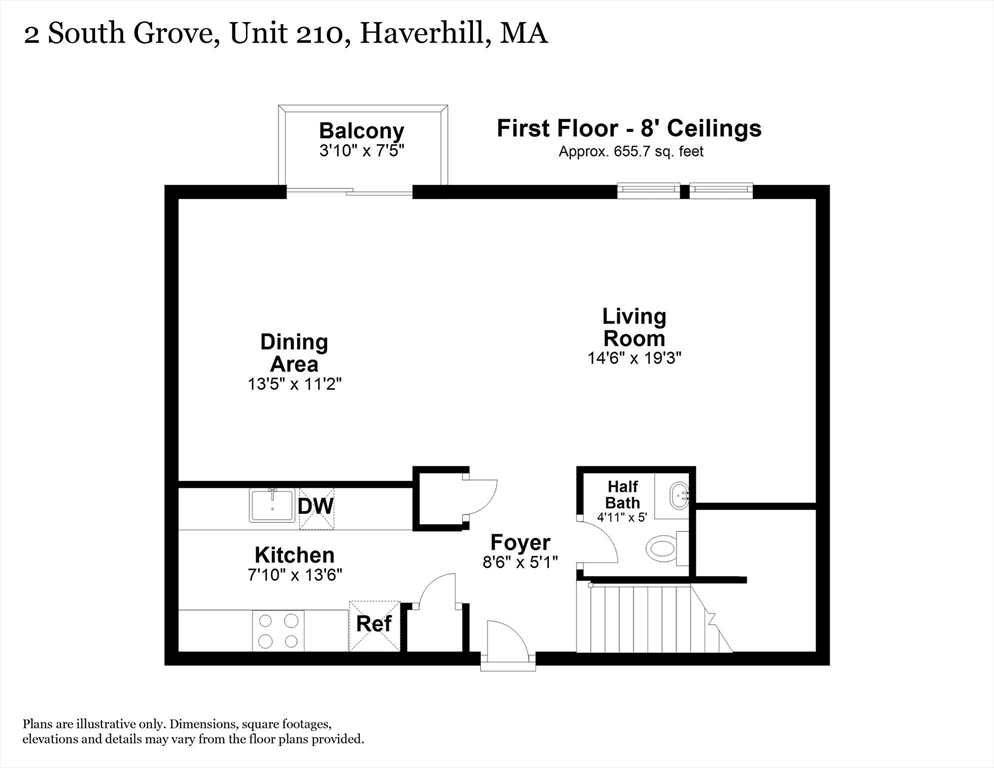 2 bed, 1 bath apartment for rent at 2 South Grove St Unit 210, Bradford — photo 6 of 37