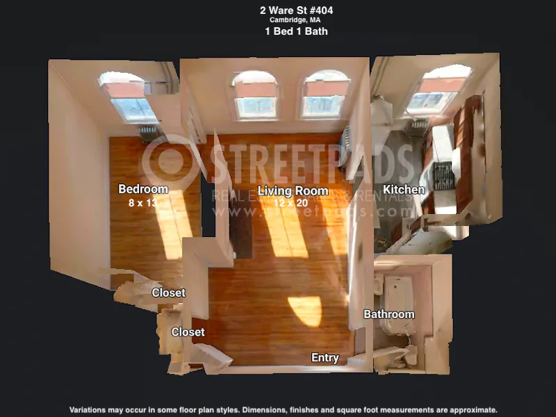 1 bed, 1 bath apartment for rent at 2 Ware St Unit 404, Mid Cambridge