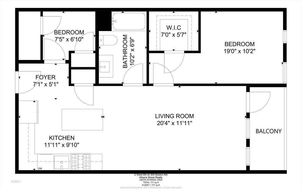 1 bed, 1 bath apartment for rent at 2 West 6th St Unit 205, South Boston — photo 17 of 21