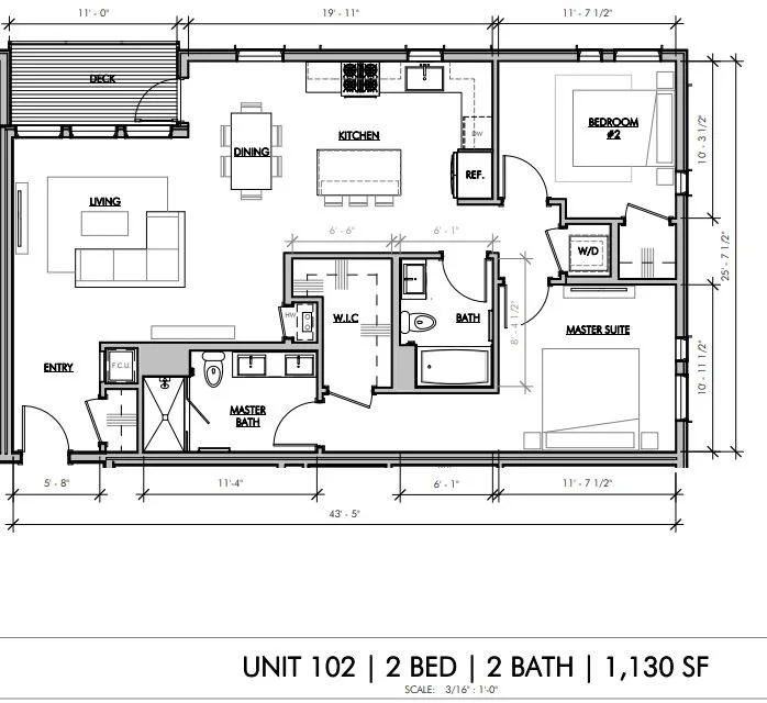 2 bed, 2 bath apartment for rent at 2 West 6th Unit 102, South Boston — photo 30 of 30