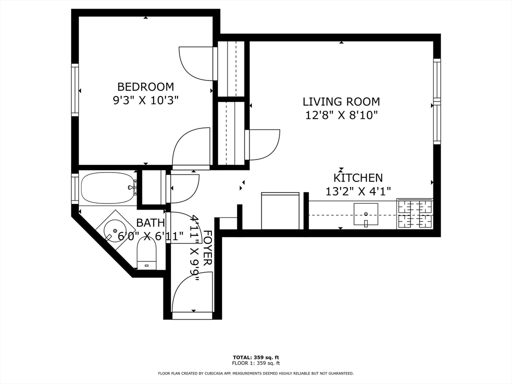 1 bed, 1 bath apartment for rent at 20 Bacon Unit 1, Waltham — photo 9 of 9
