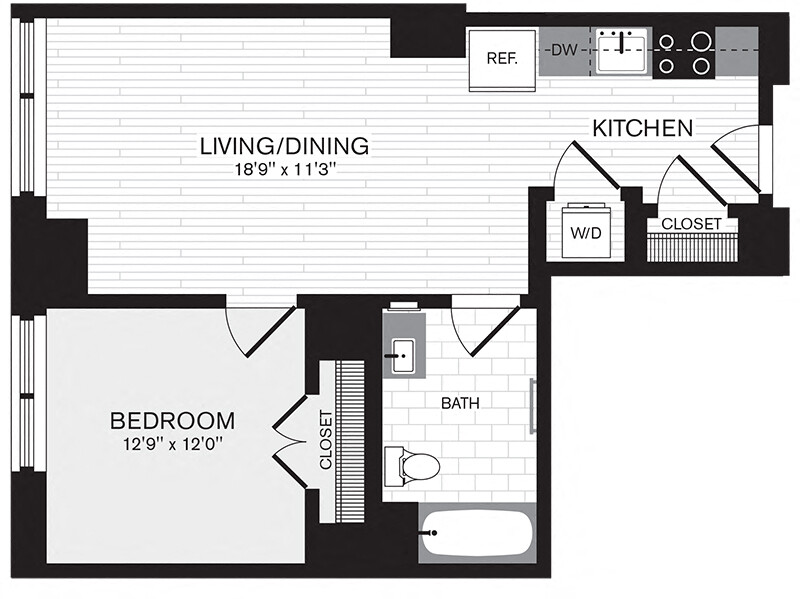 1 bed, 1 bath apartment for rent at 20 Child St Unit 1711, East Cambridge — photo 34 of 34