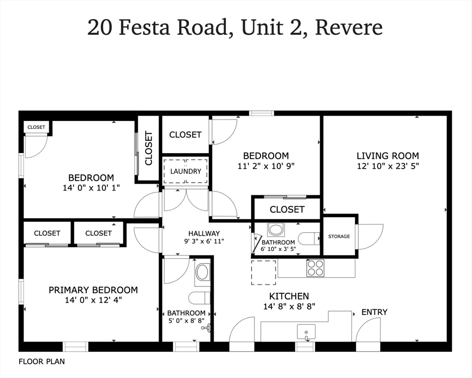 3 bed, 1 bath apartment for rent at 20 Festa Rd Unit 2, Revere — photo 32 of 32