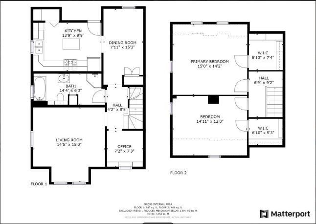 2 bed, 1 bath apartment for rent at 20 Lake St Unit 2, Ward Two — photo 29 of 33