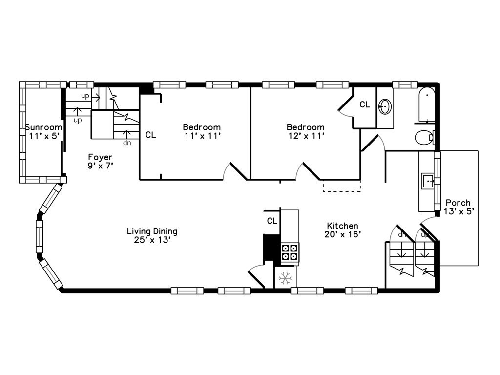 2 bed, 1 bath apartment for rent at 20 Prescott St Unit 2, Salem — photo 10 of 23