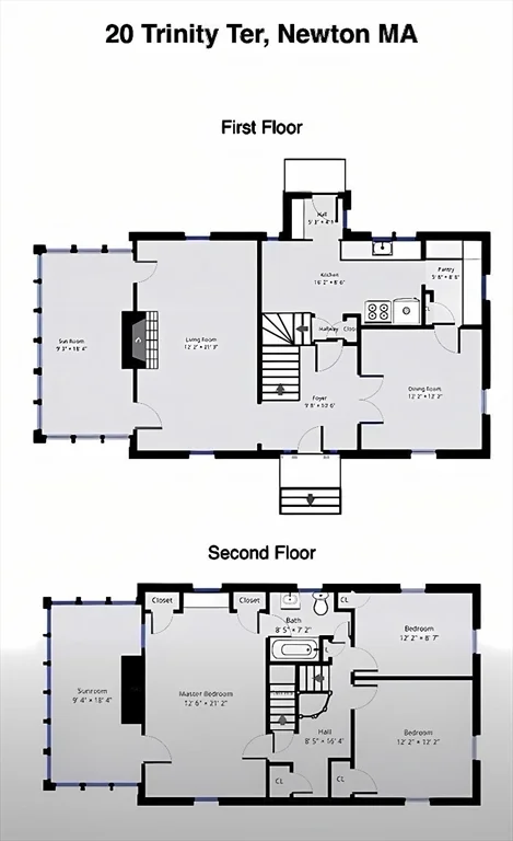 4 bed, 3 bath apartment for rent at 20 Trinity Ter, Newton Center — photo 12 of 15