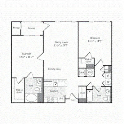 2 bed, 2 bath apartment for rent at 20 Watertown St Unit 242, Watertown — photo 1 of 7