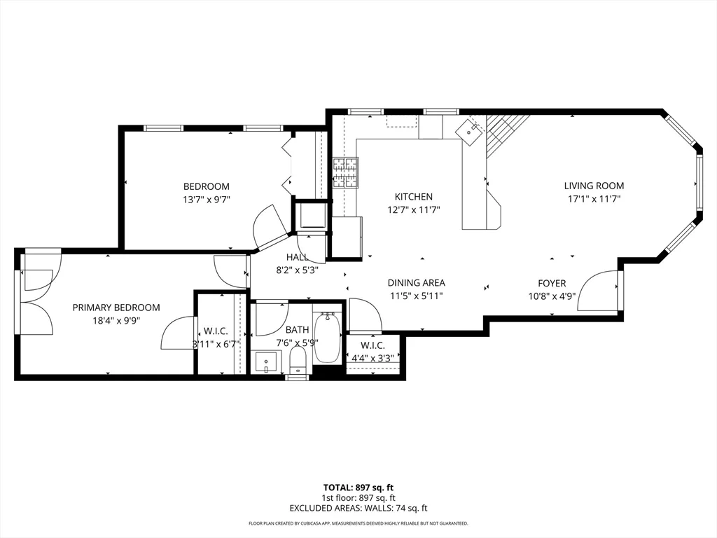 2 bed, 1 bath apartment for rent at 200 Emerson St Unit 1, South Boston — photo 15 of 15