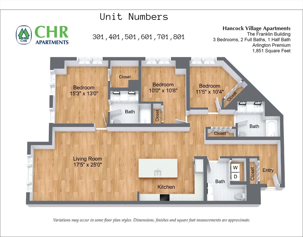 3 bed, 2 bath apartment for rent at 201 Sherman Rd Unit 601, Chestnut Hill