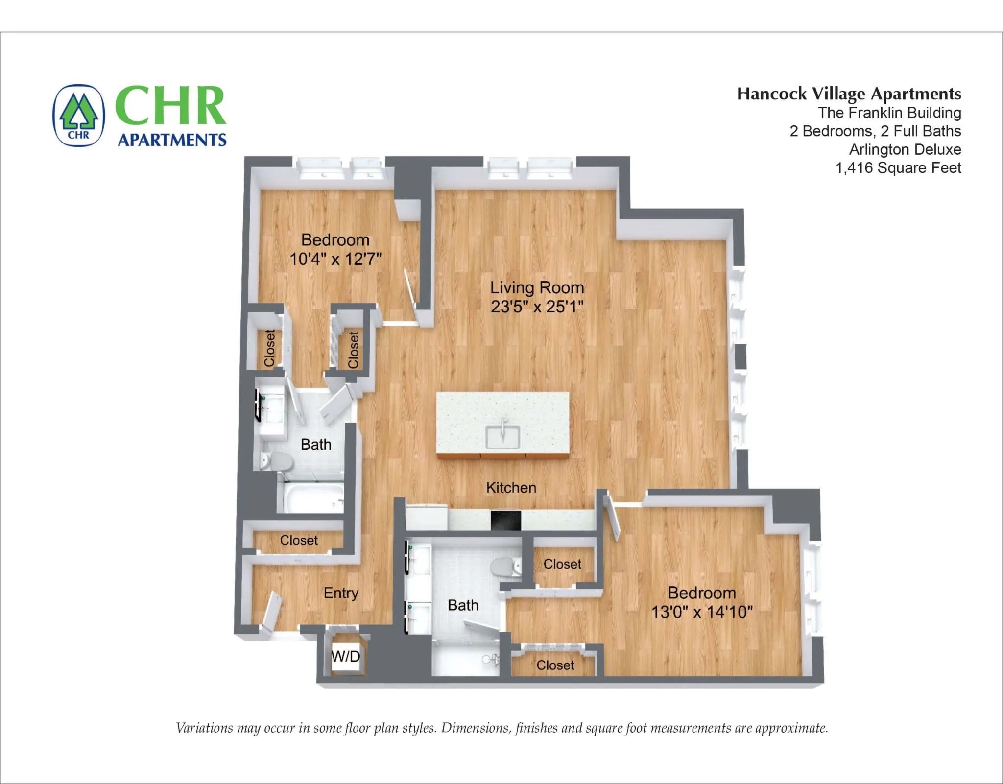 2 bed, 2 bath apartment for rent at 201 Sherman Rd Unit F517, Chestnut Hill