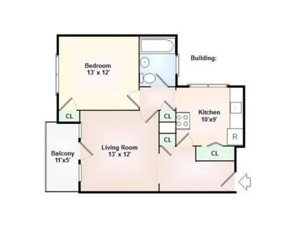 1 bed, 1 bath apartment for rent at 2035 Commonwealth Ave Unit 4, Brighton — photo 5 of 5
