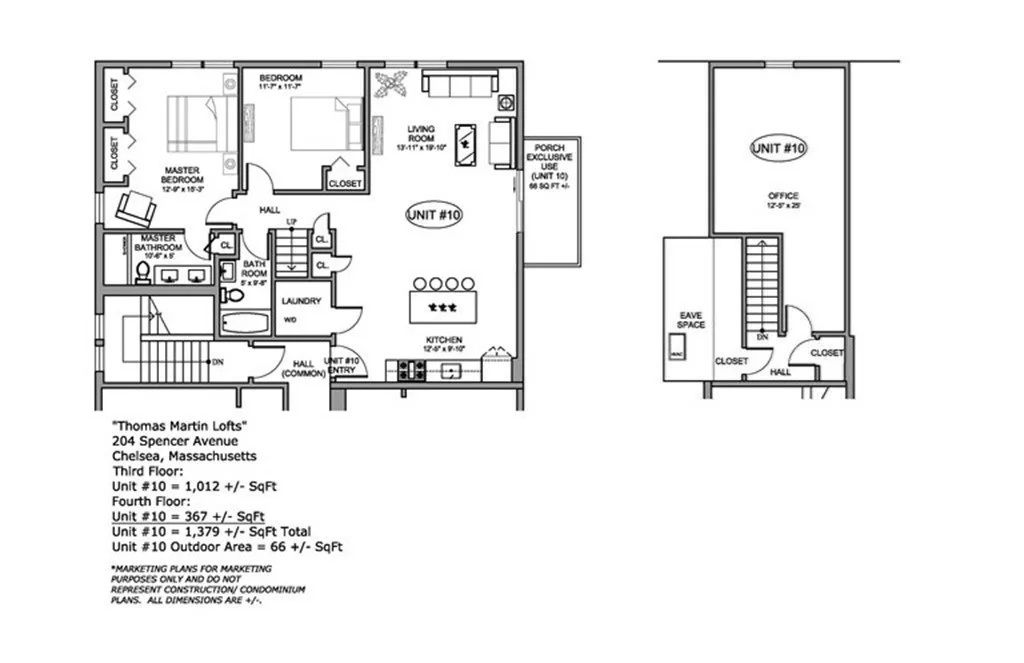 2 bed, 2 bath apartment for rent at 204 Spencer Ave Unit 10, Chelsea — photo 14 of 15