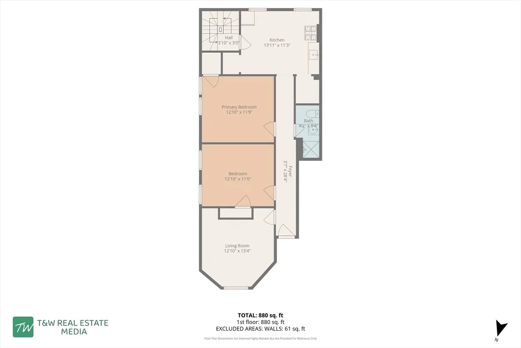 2 bed, 1 bath apartment for rent at 204 Washington St Unit 1, Prospect Hill — photo 16 of 19