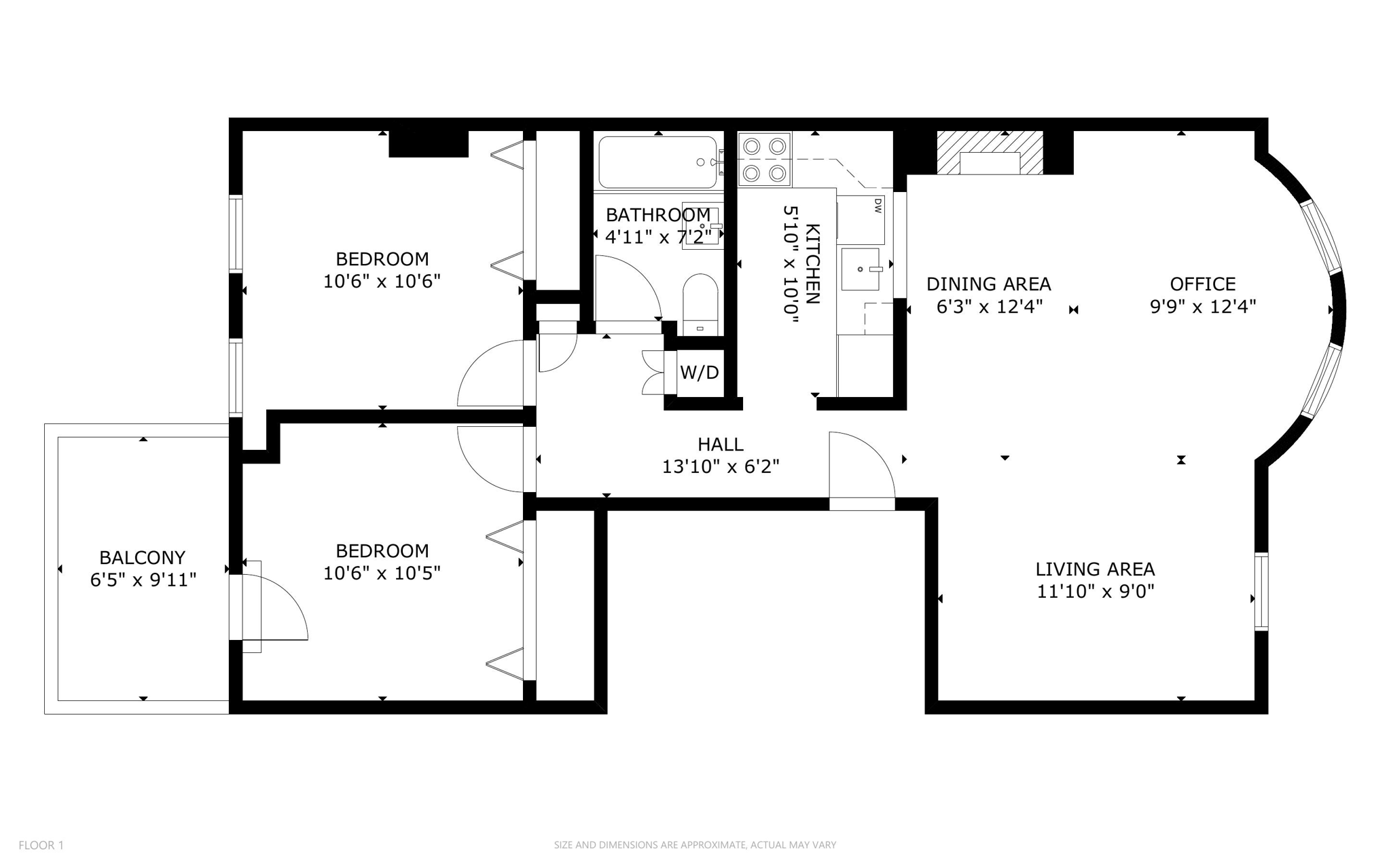 2 bed, 1 bath apartment for rent at 204 West Brookline St Unit 4, South End — photo 18 of 18
