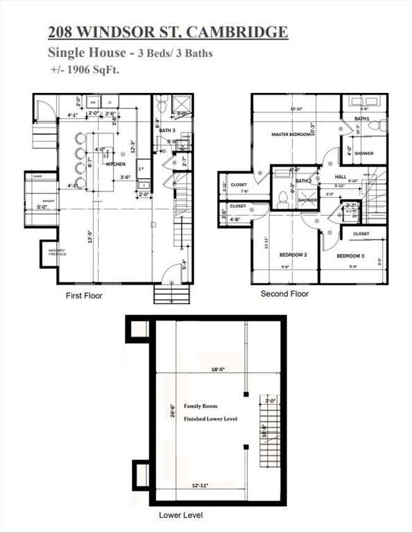 3 bed, 3 bath apartment for rent at 208 Windsor St Unit 0, The Port — photo 17 of 20