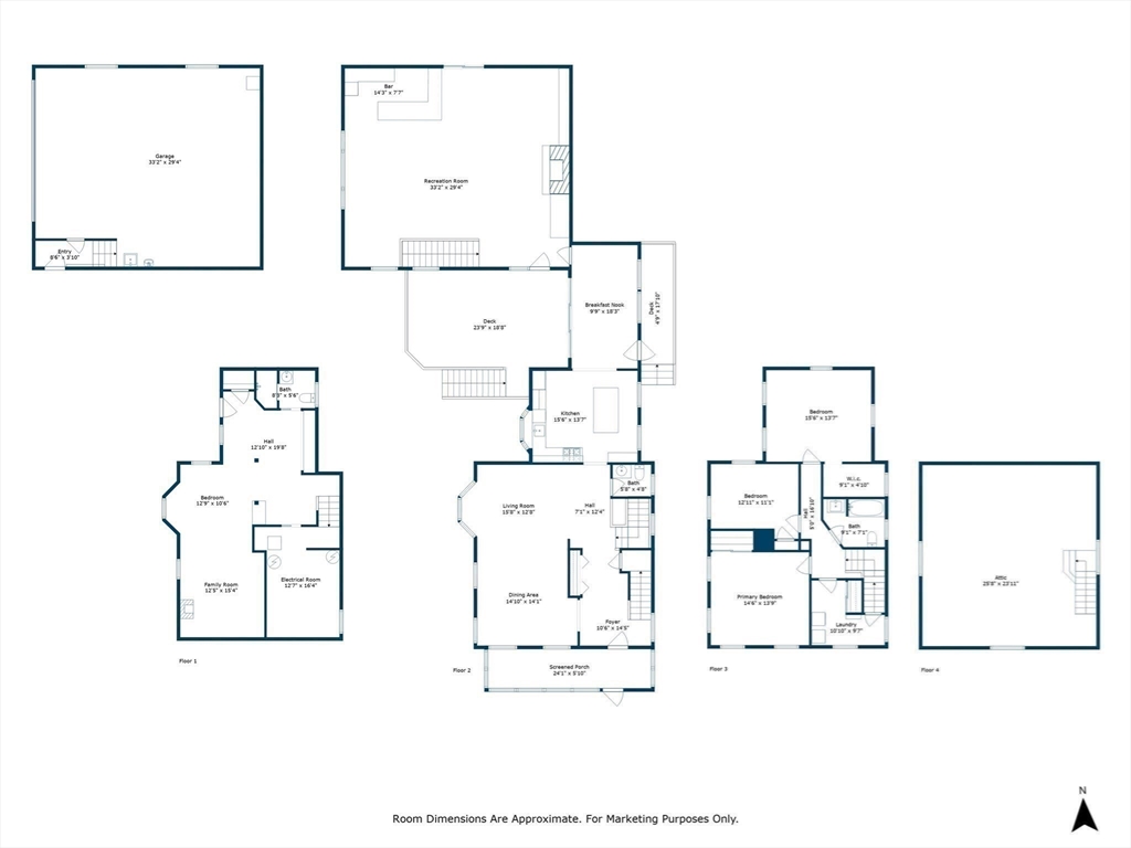 4 bed, 2 bath apartment for rent at 209 Curve St, Millis — photo 41 of 41