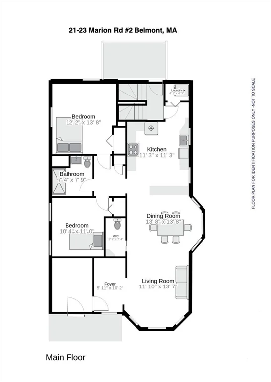 2 bed, 1 bath apartment for rent at 21-23 Marion Rd Unit 2, Belmont — photo 17 of 17