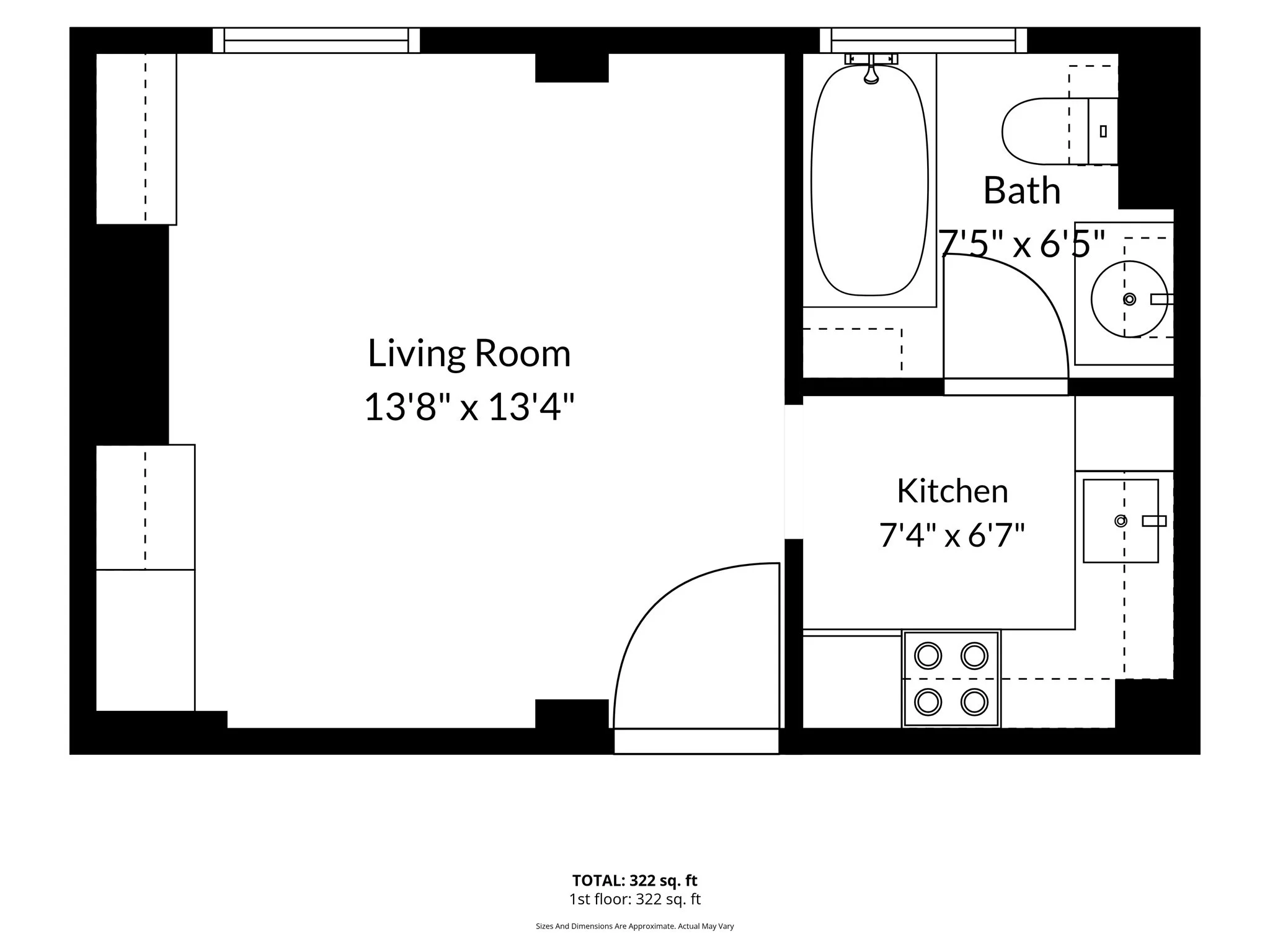 1 bed, 1 bath apartment for rent at 21 Beacon St Unit 3D, Boston Downtown — photo 10 of 10