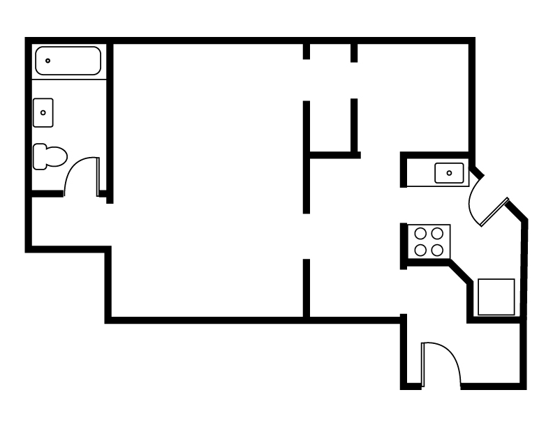 Studio bed, 1 bath apartment for rent at 21 Chauncy St Unit 21-26, Neighborhood Nine — photo 9 of 10