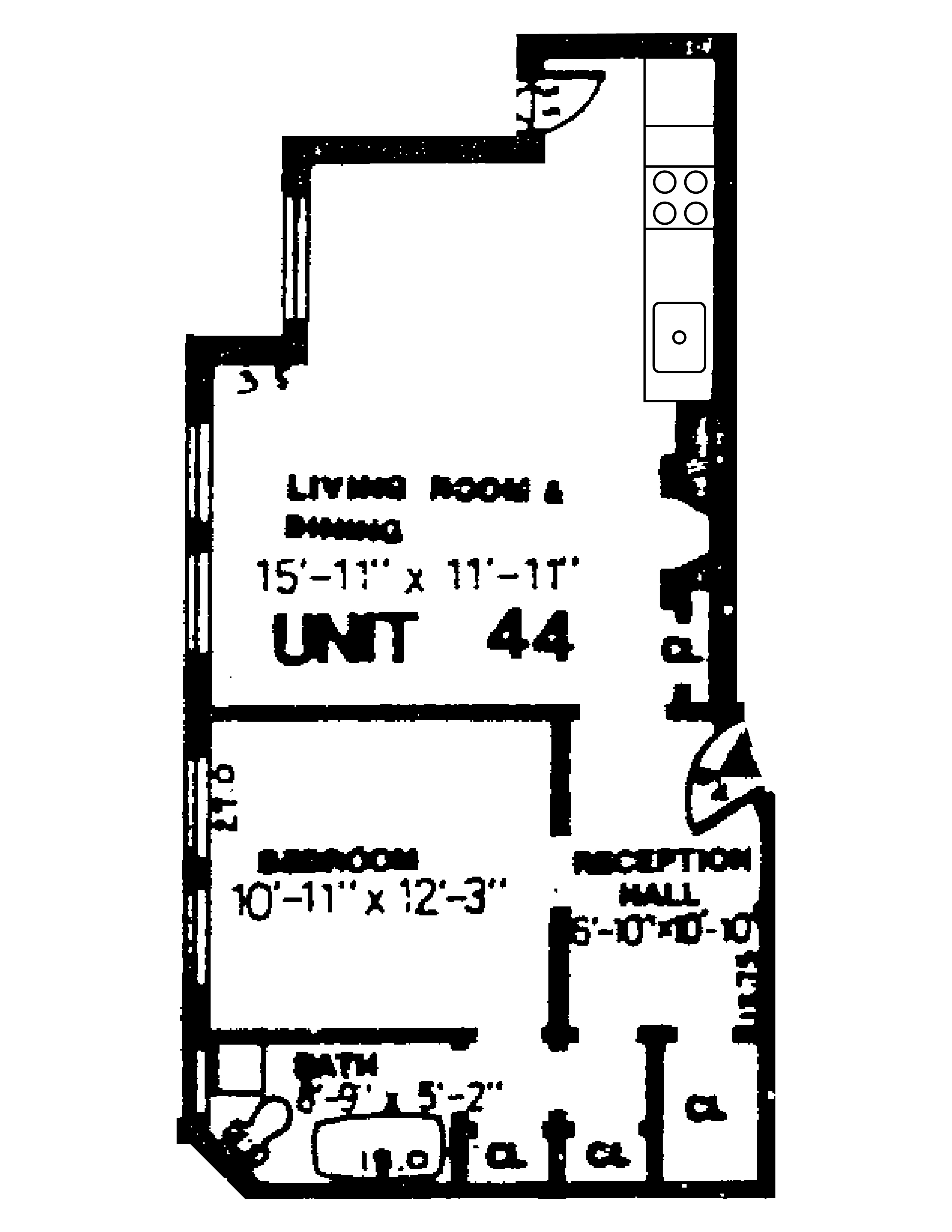 1 bed, 1 bath apartment for rent at 21 Chauncy St Unit 21-44, Neighborhood Nine — photo 4 of 5
