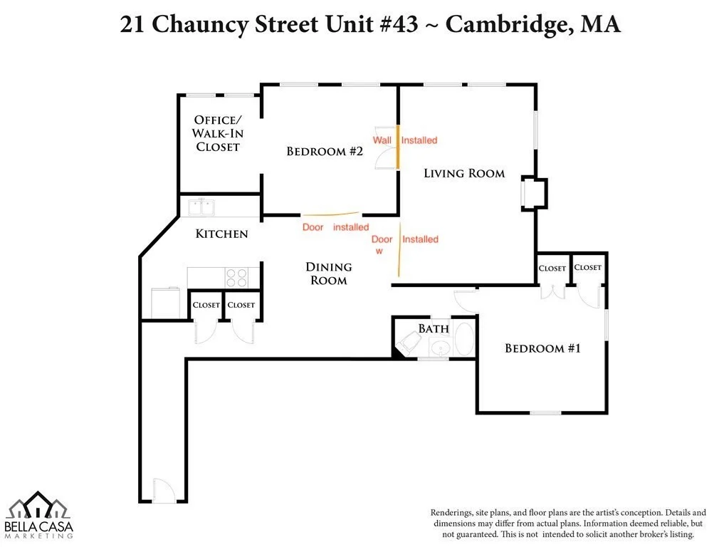 3 bed, 1 bath apartment for rent at 21 Chauncy St Unit 43, Neighborhood Nine — photo 2 of 17