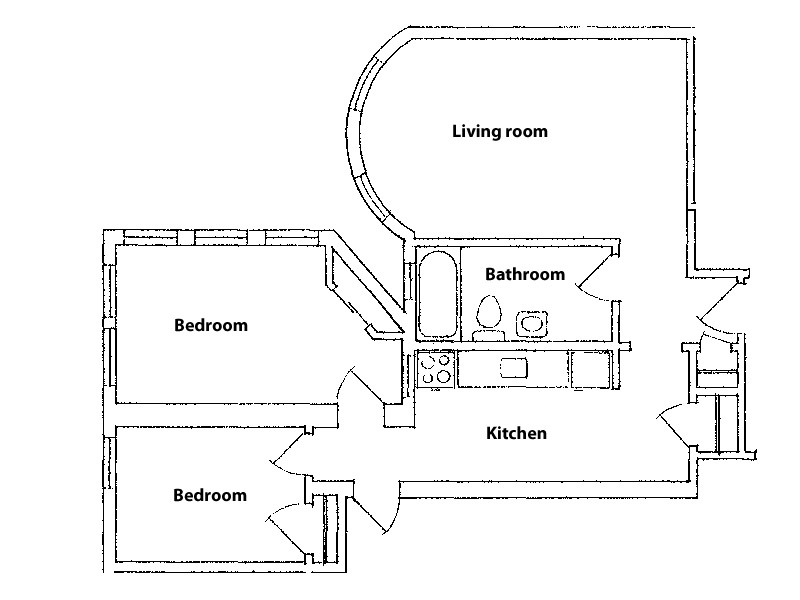 2 bed, 1 bath apartment for rent at 21 Fairbanks St Unit 23, Griggs Park — photo 14 of 16