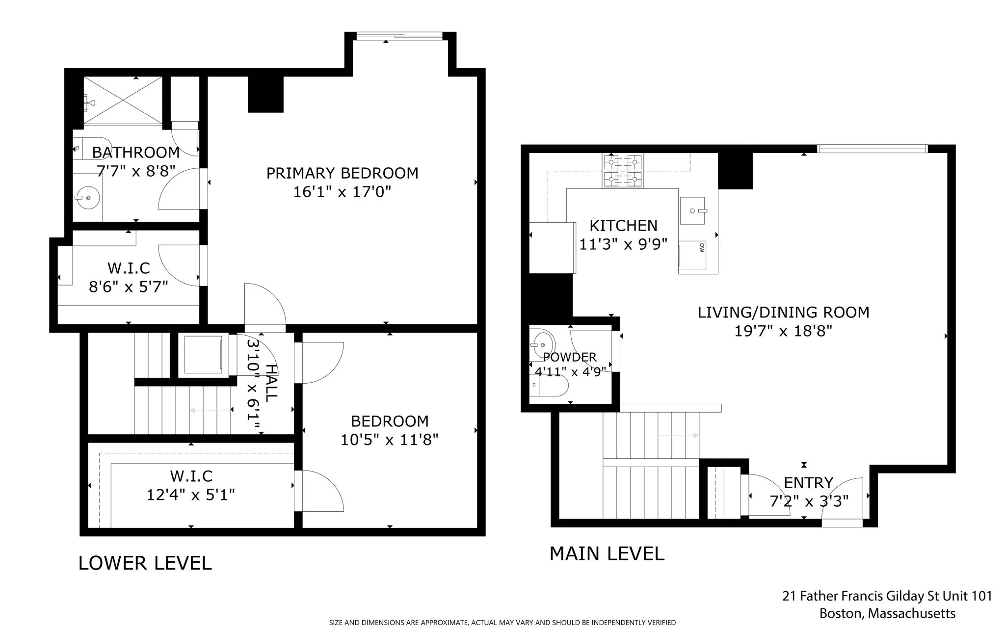 2 bed, 1.5 bath apartment for rent at 21 Father Francis Gilday St Unit 101, South End — photo 19 of 62