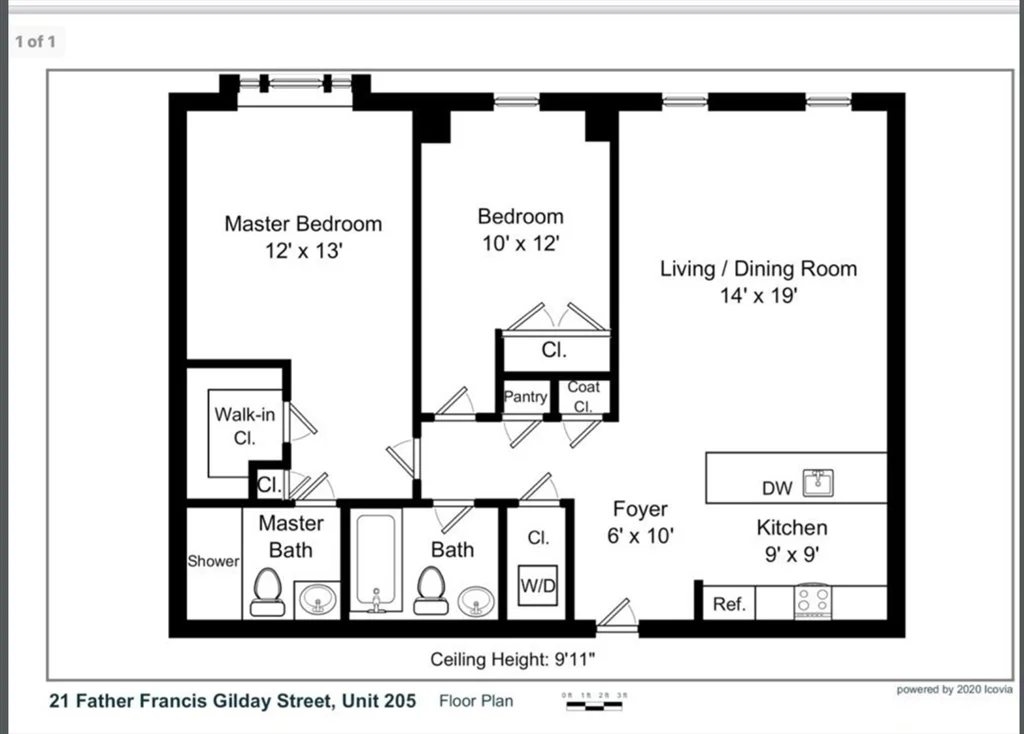 2 bed, 2 bath apartment for rent at 21 Father Francis Gilday St Unit 205, South End — photo 25 of 25