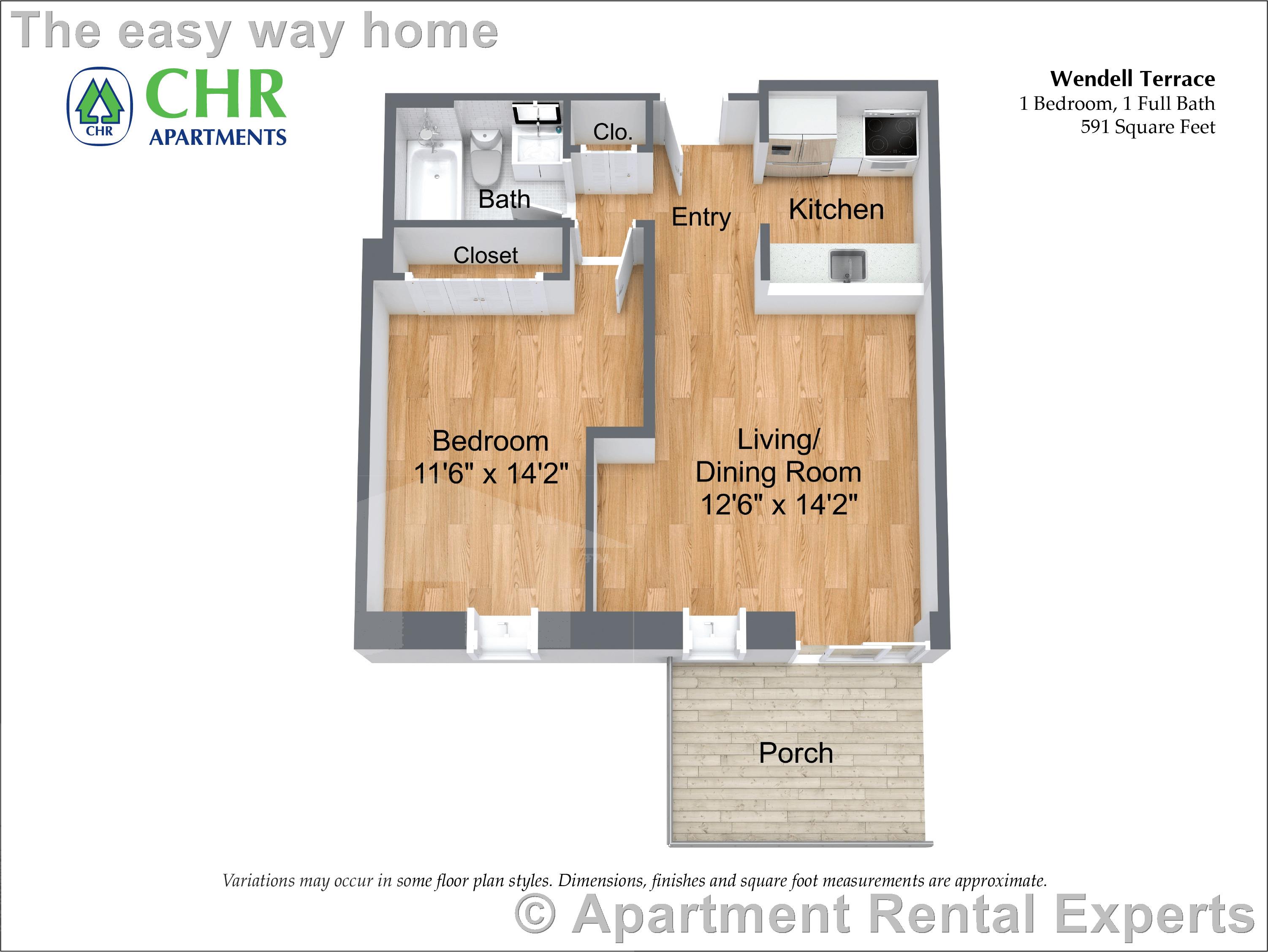 1 bed, 1 bath apartment for rent at 21 Wendell St Unit D, Harvard Square — photo 6 of 6