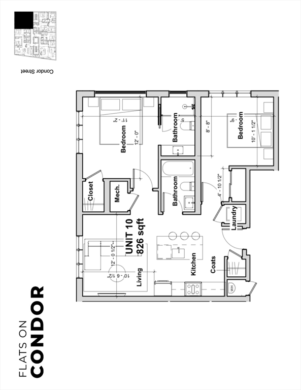 2 bed, 2 bath apartment for rent at 211 Condor St Unit 10, East Boston — photo 22 of 22