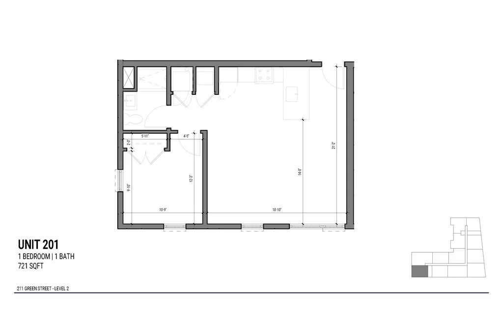 1 bed, 1 bath apartment for rent at 211 Green St Unit 201, Jamaica Plain — photo 13 of 13