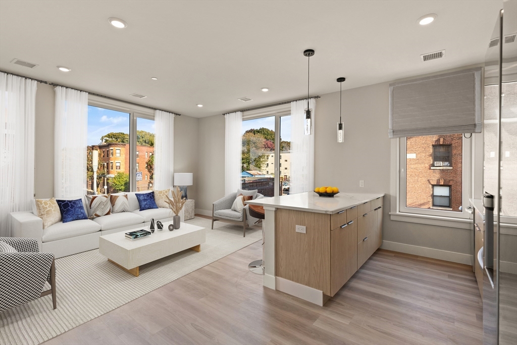 2 bed, 1 bath apartment for rent at 211 Green St Unit 206, Jamaica Plain