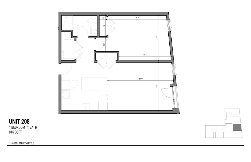 1 bed, 1 bath apartment for rent at 211 Green St Unit 208, Jamaica Plain — photo 11 of 11
