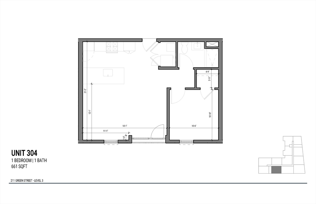 1 bed, 1 bath apartment for rent at 211 Green St Unit 304, Jamaica Plain — photo 12 of 12